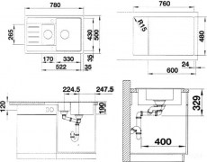 Схема мойки Blanco Legra 6S